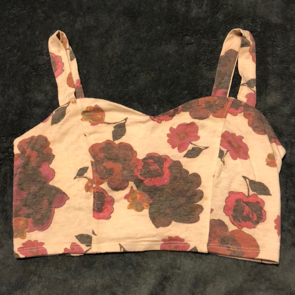 Floral crop top